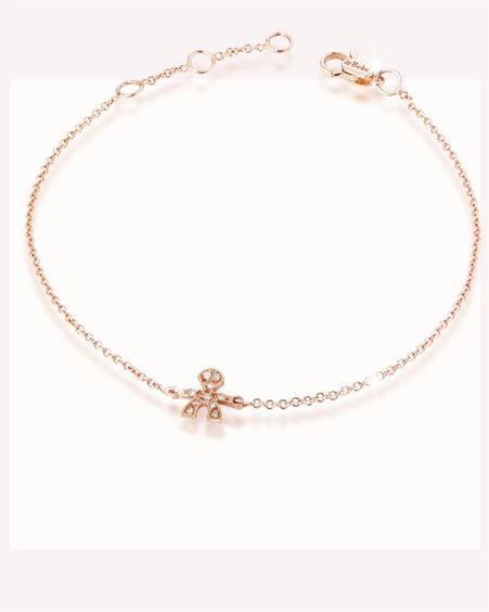 Bracelet Le Bebé Woman Le Briciole in Rose Gold Diamante 1 Ct LBB327 - LBB327